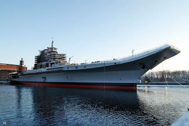 A Russian-built aircraft carrier due to be delivered to the Indian Navy following a much-delayed refit has successfully passed engine tests during the first stage of final sea trials in the White Sea, shipbuilder Sevmash said Tuesday. The current trials focused on the ship's propulsion system and its ability to perform as required.