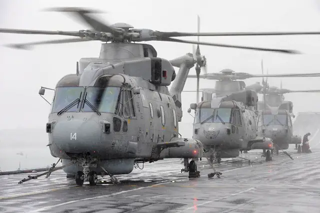 The Royal Navy’s new submarine-hunting helicopters will face their greatest test yet when they head into the Atlantic this June in the biggest exercise of its kind this century. Nine Merlins from RNAS Culdrose in Cornwall will join HMS Illustrious to practise skills which were once the mainstay of the Royal Navy’s aircraft carrier operations at the height of the tensions with the Soviet Union. 