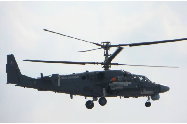 The Russian Navy expects to receive the first Kamov Ka-52K (Katran) ship-borne helicopters in 2017-2018, a high-placed source in the Navy’s Main Headquarters told russian state news agency TASS on Thursday.