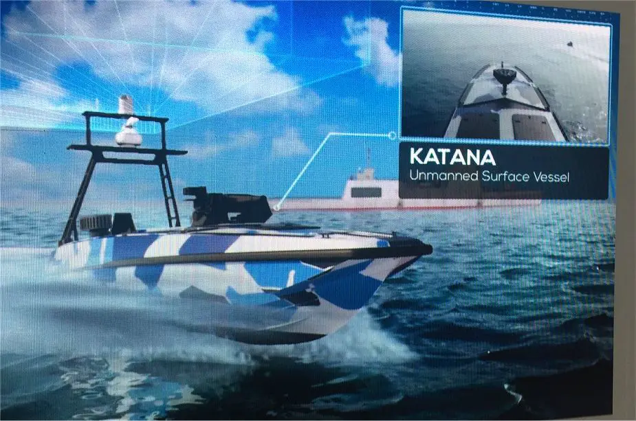 Israel Aerospace Industries to promote its Katana unmanned surface vessel Singapore IMDEX 2019 925 001
