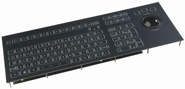This "Duralight" 106 keys backlit keyboard is approved for use with Solas Marine applications (f.i ECDIS). The keyboard has a multifunctional layout with separate numerical- and control keypads and integrates a large 50mm industrial trackball.