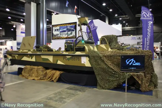 Technomarine, a Polish company specialized in the production of professional boats ranging from 7 to 16 metres in length, showcased for the first time its River Chaser a mobile fast reaction boat at Balt Military Expo 2016.