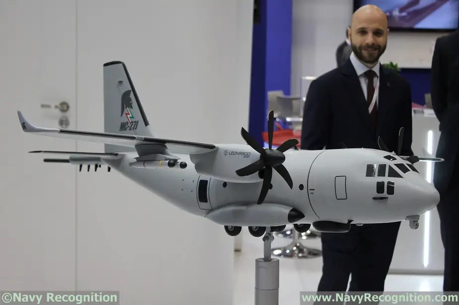 Balt Military Expo 2018 Leonardo Unveils MPA variant of the MC 27J ISR 4