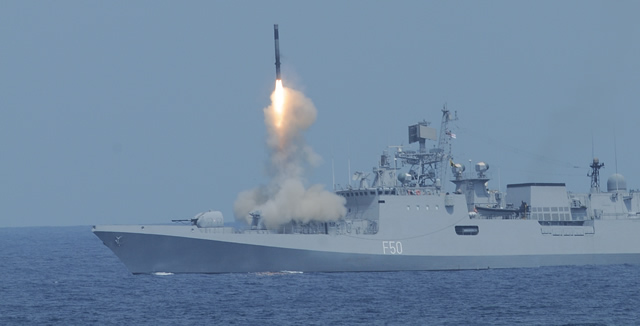 Indian Navy has installed the universal weapon system on its destroyers and frigates, and many of its newly-built frontline warships will be fitted with BRAHMOS in the coming years.