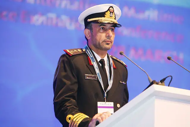 DOHA – 26 MAR 2012: His Highness Sheikh Tamim Bin Hamad Al Thani, Heir Apparent of Qatar and Deputy Commander-in-Chief of the Qatar Armed Forces yesterday officially inaugurated the third Doha International Maritime Defence Exhibition and Conference (DIMDEX 2012).