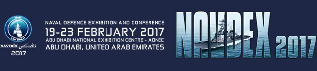 NAVDEX 2017 Naval Defence Maritime Exhibition Abu Dhabi UAE top banner