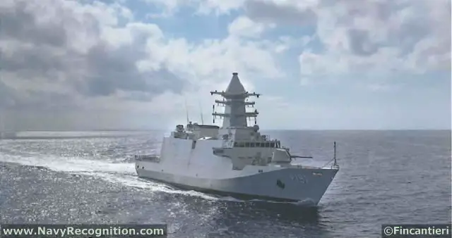 Designed and built by Italian shipyard Fincantieri, the “Abu Dhabi class” corvette for the United Arab Emirates has been developed from the “Cigala Fulgosi ” desigb on the basis of which four “Comandanti” class vessels were built for the Italian Navy. 