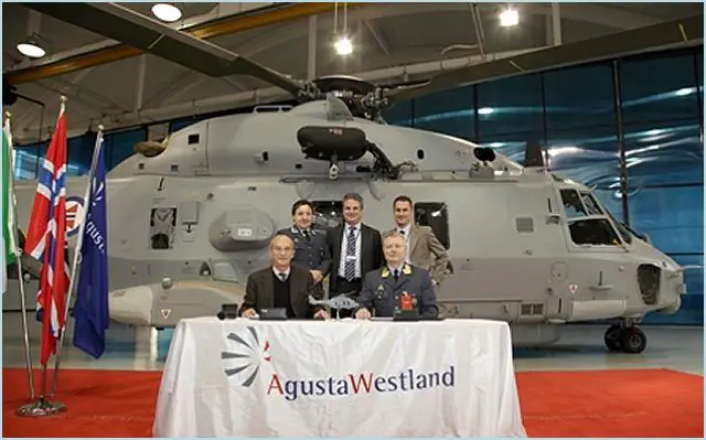 AgustaWestland, a Finmeccanica company, is pleased to announce the delivery of the first NH90 NFH helicopter to the Norwegian Armed Forces. The delivery ceremony took place 30th November at AgustaWestland’s Vergiate facility in the presence of Brigadier General/Commander Frode R Flôlo, NDLO Air Systems Division. 