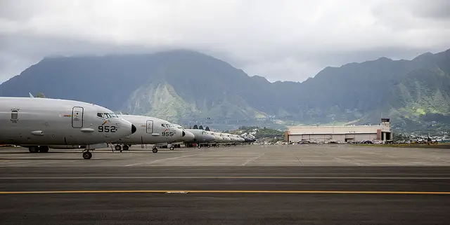 The P-8A Poseidon jet, a replacement maritime patrol aircraft for the P-3C Orion, made its Rim of the Pacific (RIMPAC) exercise debut this year, flown by two air crews from Air Test and Evaluation Squadron (VX) 1 at Marine Corps Base Hawaii in Kaneohe Bay, during the 23rd edition of the biennial exercise .