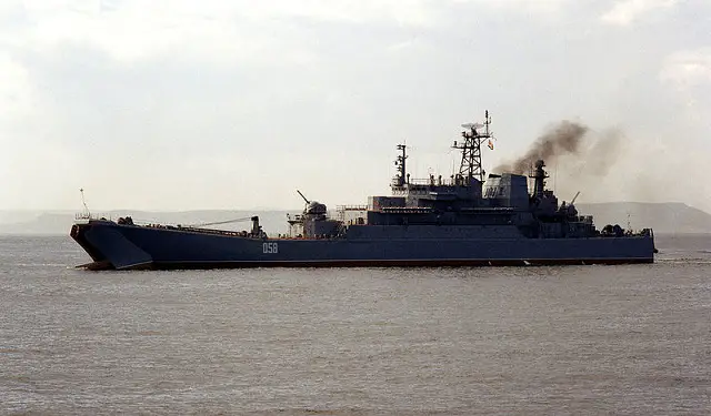 Russia’s naval task force in the Mediterranean will be augmented next week with the Ropucha-II Class landing ship Azov from the Black Sea Fleet, navy spokesman Capt. 1st Rank Vyacheslav Trukhachev said on Friday.