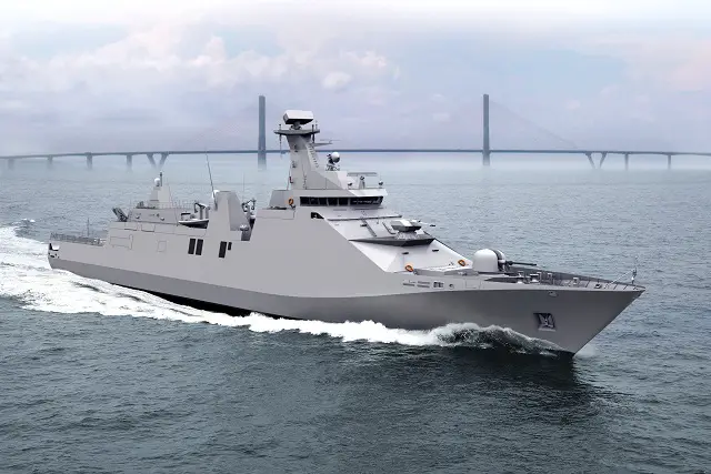 The Ministry of Defence of Indonesia and Damen Schelde Naval Shipbuilding, The Netherlands today signed a contract for the engineering, build and delivery of a SIGMA 10514 Guided Missile Frigate, PKR (Perusak Kawal Rudal). The PKR will be built for the Indonesian Navy, TNI AL, and is to be delivered in 2016. 