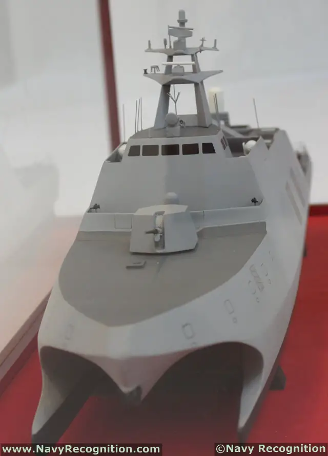At TADTE 2013, the Taipei Aerospace & Defense Technology Exhibition, ROC Navy (Republic of China - Taiwan) unveiled a vessel currently under construction by the Lung-De Shipbuilding Corporation dubbed the "High Efficience Wave Piercing Catamaran (WPC)"
