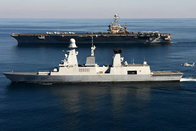 The French Navy is deploying one of its two Horizon class Air Defense Destroyers to the Eastern Mediteranean according to French weekly Le Point. The Chevalier Paul will join the four US Navy Guided Missile Destroyers and an undisclosed number of US and UK submarines already in the area. The role of the French Destroyer would be to provide air defense for the fleet, as well as air cover for coalition warplanes should they get involved in an air assault.