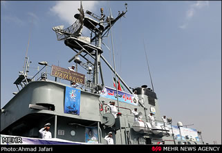 Iran on Tuesday launched its overhauled and modernized destroyer named Bayandor in the Southern waters of the country in the presence of Army Commander Major General Ataollah Salehi and Navy Commander Rear Admiral Habibollah Sayyari.