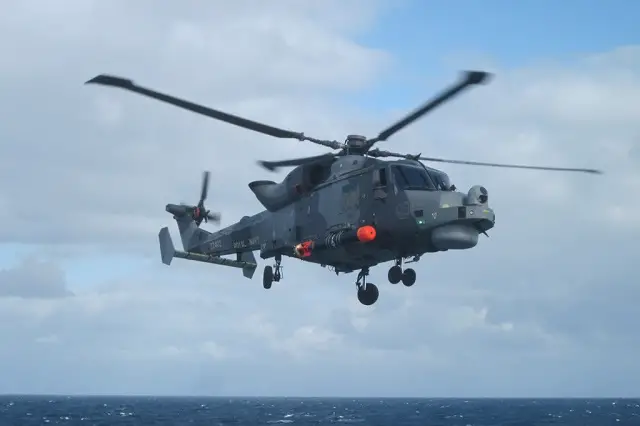 A special trials version of Wildcat – replacement for the trusty Lynx which has been in service since the 1970s – has joined aviation training/casualty treatment ship RFA Argus to gather crucial data to allow the helicopter fly from large Royal Navy warships. Wildcat will spend the bulk of its time operating from Royal Navy frigates and destroyers – just like its predecessor.