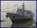 Rear Admiral Ibok-Ete Ekwe Ibas, Chief of the Nigerian Navy, was at the China Shipbuilding & Offshore International Company (CSOC)'s Wuchang Shipyard in Wuhan, China in early September to receive the second P18N offshore patrol vessel (OPV). CSOC is part of the part of the State Shipbuilding Corporation, China Shipbuilding Industry Corporation (CSIC).