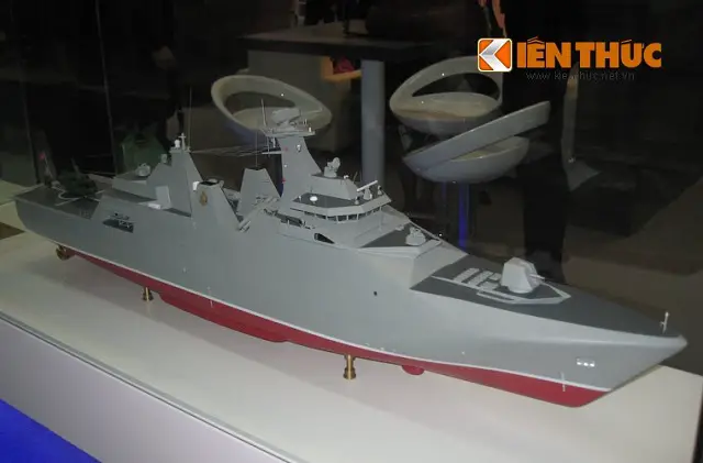 During Vietship 2014 Nava Exhibition in Vietnam, Dutch shipyard Damen unveiled for the first time the design of the Sigma 9814 Corvette ordered by Vietnam. It was announced in October 2011 that Damen shipyard in Vlissingen, Netherlands will build four Sigma corvettes for the Vietnamese Navy. The first two ships will be built in Vlissingen (Netherlands), and the last two (options) will be built in Vietnam, under Dutch supervision.