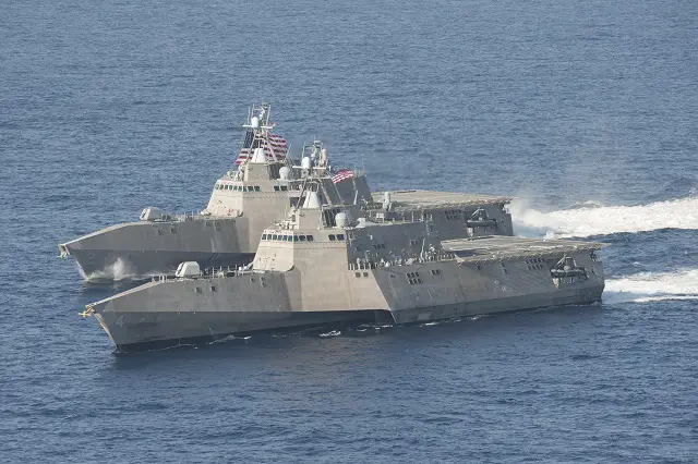 The Littoral Combat Ship (LCS) Mission Modules (MM) program successfully completed the first Structural Test Firing (STF) of the 30mm gun mission module aboard USS Coronado (LCS 4) off the coast of Southern California April 30. The purpose of the STF is to challenge the ship in the most severe blast conditions of the weapon's fire. STF is a total ship test involving live weapons fire and is required for each ship class or variant. 