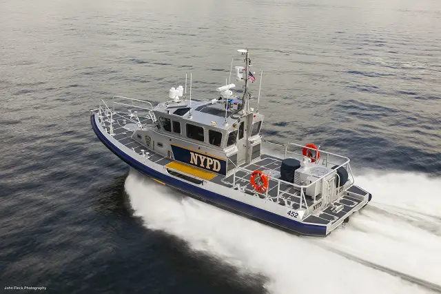Kvichak Marine Industries, a Vigor Company, is currently constructing the fourth 44.5’ Response Boat Medium – C (RB-M C) for the New York Police Department Harbor Unit. The first three vessels were delivered in April 2010, August 2012 and April 2013. The RB-M C’s have been providing maritime security and law enforcement along with search and rescue in the New York metropolitan area.