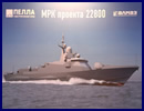 Two new Project 22800 guided missile corvettes were laid down for the Russian Navy by the Pella Shipyard in St. Petersburg on December 24th, TASS reported from the shipyard on Thursday. According to the shipyard’s spokesperson, the lead ship, the Uragan, is to be commissioned by the Russian Navy in December 2017 and the first production ship, the Typhoon, in 2018.