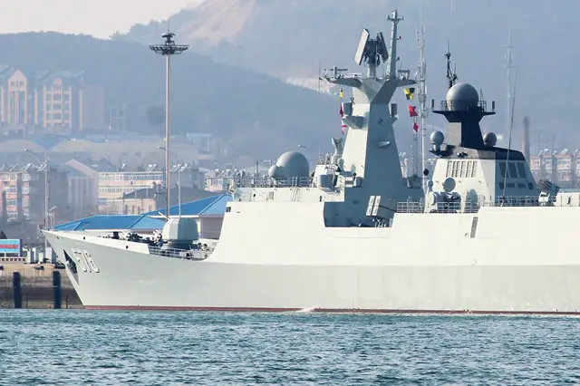 A commissioning, naming and flag-presenting ceremony of the new "Huanggang" Frigate of the Chinese Navy (PLAN) was held was held at a naval port in Zhoushan city in east China’s Zhejiang province on the morning of January 16, 2015, marking the ship has been officially commissioned to the Navy of the Chinese People's Liberation Army (PLAN). "Huanggang" is the seventeenth Type 054A Guided Missile Frigate (NATO designation: Jiangkai II class FFG).