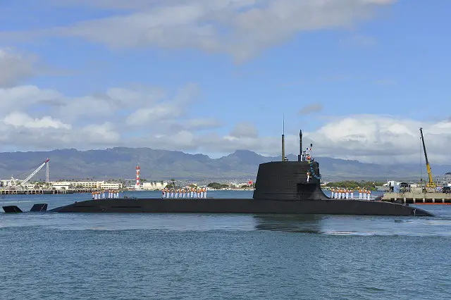 Japan Maritime Self Defense Force (JMSDF) Soryu class submarine Hakuryu (SS-503)