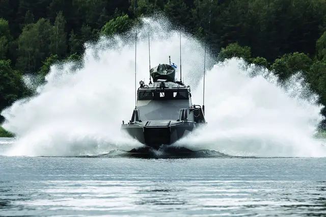On June 3rd, the Finnish Navy received its first three U-700 class (Watercat M18 AMC) landing ships in Raseborg. The new ship class is called "Jehu". The Finnish Navy has ordered a total of 12 boats from Marine Alutech Oy Ab. "Jehu" is a fast multipurpose boat that has both a large-scale transport capacity and effective countermeasure systems. The ships can be used for troop transports, medical and evacuation tasks, landing, sea surveillance and escorting tasks, as well as for battle and battle support missions. The "Jehu" boats can be used both in the archipelago and coastal areas and on the high seas.