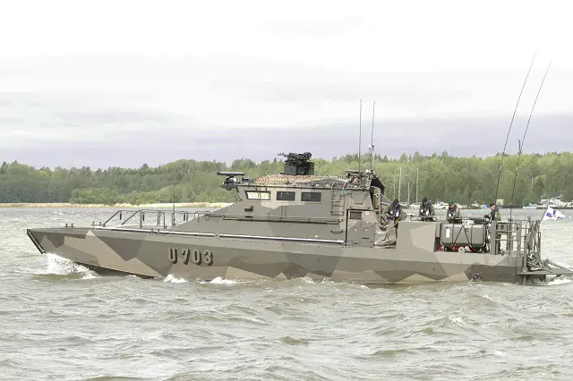 The multipurpose and fast Jehu class represents the newest capacity of the Navy. The ships can be used for troop transports, medical and evacuation tasks, landing, sea surveillance and escorting tasks, as well as for battle and battle support missions. The Jehu boats can be used both in the archipelago and coastal areas and on the high seas.
