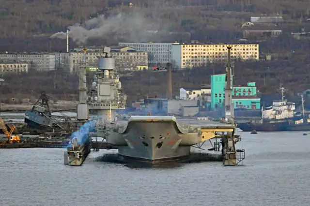 The expediency of repairing the Russian Navy’s largest combat ships, including the sole aircraft carrier Admiral Kuznetsov, remains unobvious today, President of Russia’s United Ship-Building Corporation Alexei Rakhmanov told TASS on Friday. 