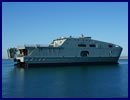 Austal has launched the first of two 72m High Speed Support Vessels (HSSV’s) being built for the Royal Navy of Oman (RNO), yesterday. Hull 390 - the future RNOV Al Mubshir - was successfully launched after 13 months of construction and fitout at the company’s Henderson, Western Australia shipyard. 