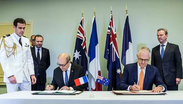 Australia and France sign Future Submarine Inter Governmental Agreement