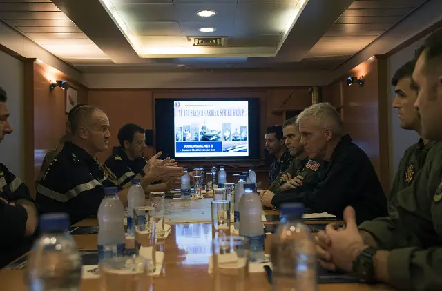 US French Carrier Group Commanders Meet 2