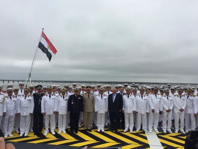 On June 2nd, 2016, DCNS delivered the first of two helicopter carriers acquired by the Arab Republic of Egypt in October 2015, the LHD Gamal Abdel Nasser. The flag transfer ceremony took place in the presence ofEgyptian and French Navies’ Chiefs of Staff, Admiral Rabie and Admiral Rogel, Hervé Guillou, Chairman and Chief Executive Officer of DCNS, Laurent Castaing, Chairman and Chief Executive Officerof STX France, and senior Egyptian and French officials. By 2020, DCNS will have supplied at least seven combat vessels to Egypt, thus contributing to the modernisation of the Arab Republic of Egypt's defence system. .