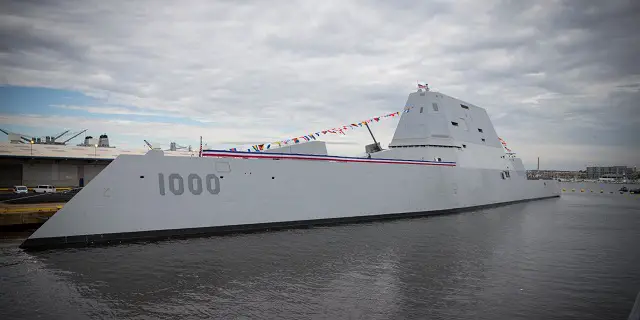 USS Zumwalt DDG 1000 Destroyer commissioned