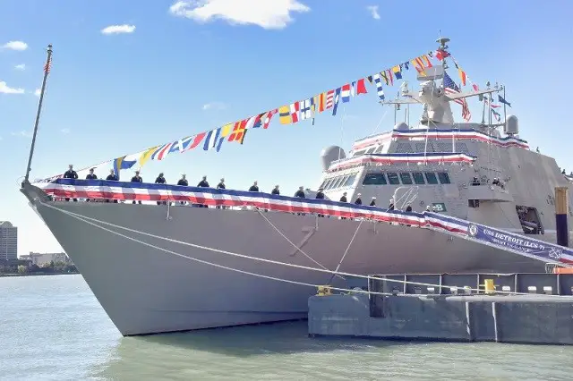 US Navy Commissions Littoral Combat Ship Detroit