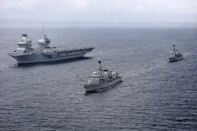 Royal Navy Frigates HMS Queen Elizabeth 2