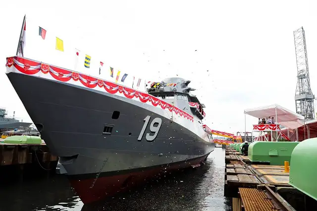 fifth littoral mission vessel indomitable RSN Singapore ST Marine