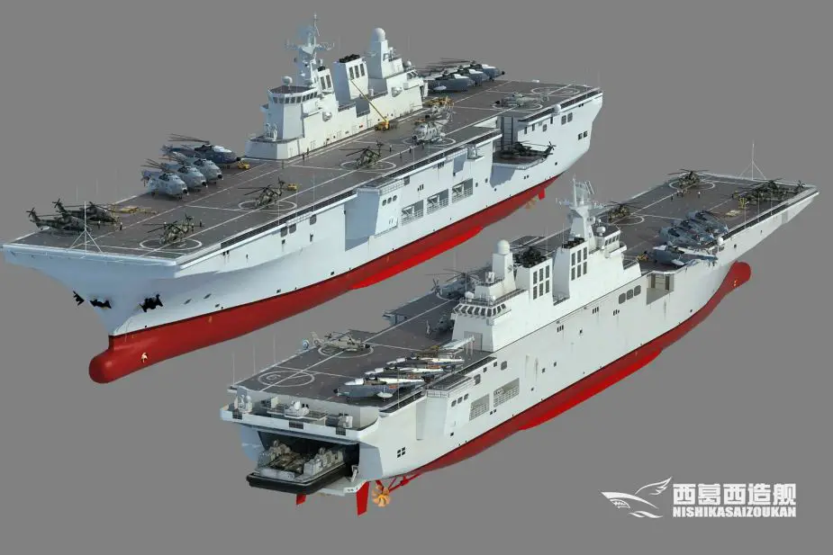 Chinas First Helicopter Carrier Type 075 Nearing Completion 925 002