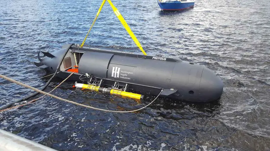 Huntington Ingalls Industries unmanned undersea vehicle Proteus