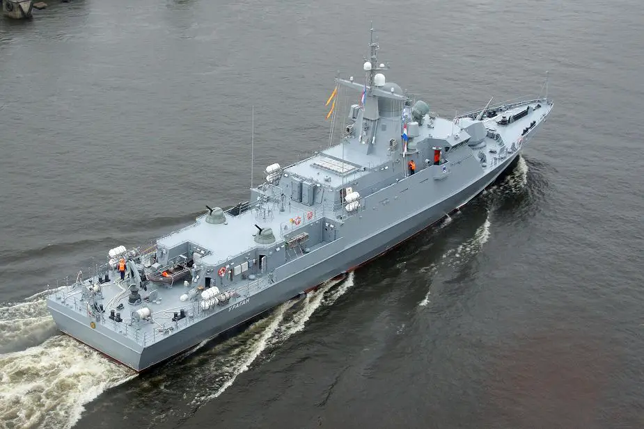 Amur Shipyard laid third Karakurt class missile corvette of project 22800 for Russian Navy 925 001