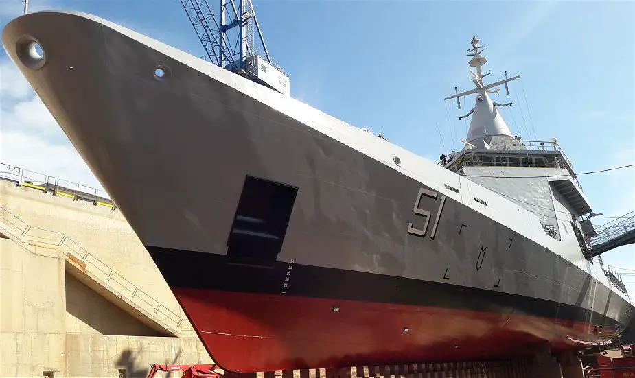 Offshore Patrol Vessel OPV 87 L Adroit becomes A.R.A. Bouchard of Argentina Navy 925 001