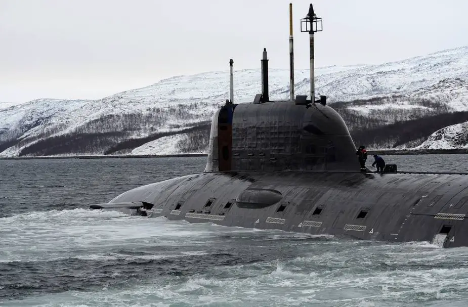 Russias Kazan nuclear powered attack submarine holds torpedo live firing in White Sea 925 001