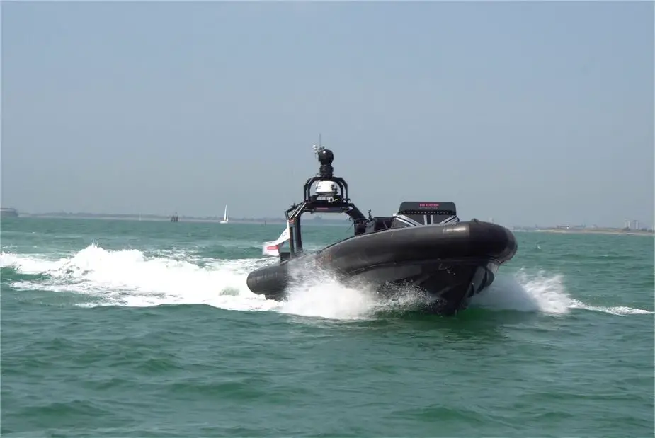 BAE Systems Successful trials with autonomous Pacific 950 Rigid Inflatable Boat RIB demonstrator 925 001