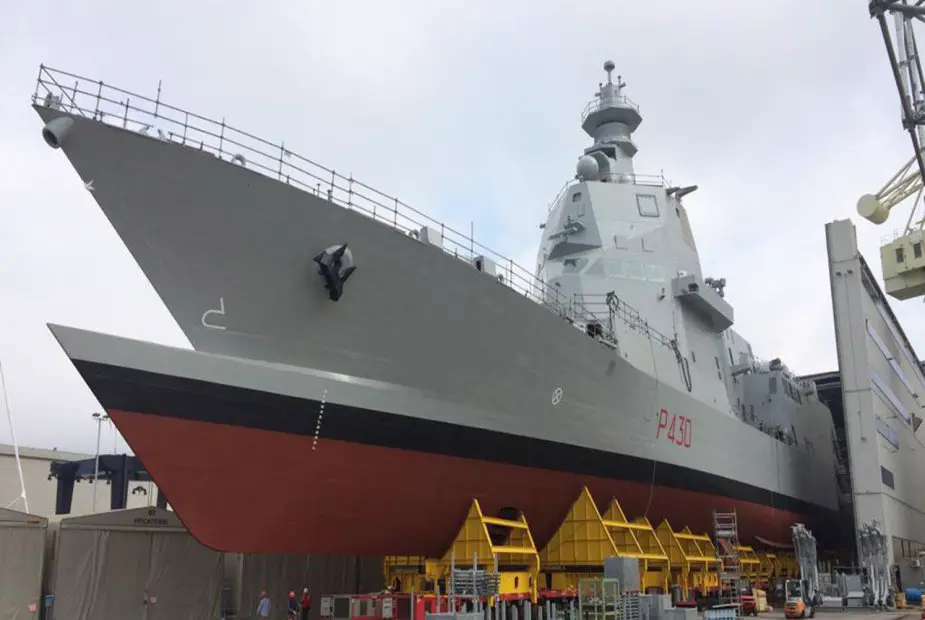 Fincantieri launched first PPA of the Italian Navy
