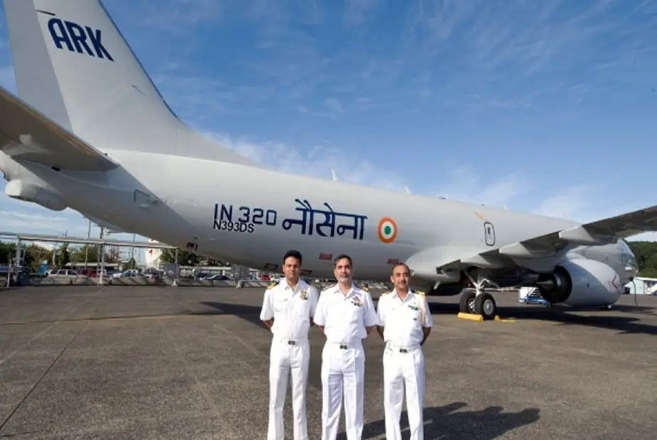 Indian Navy P8I Poseidon monitors the Gulf of Aden to counter piracy