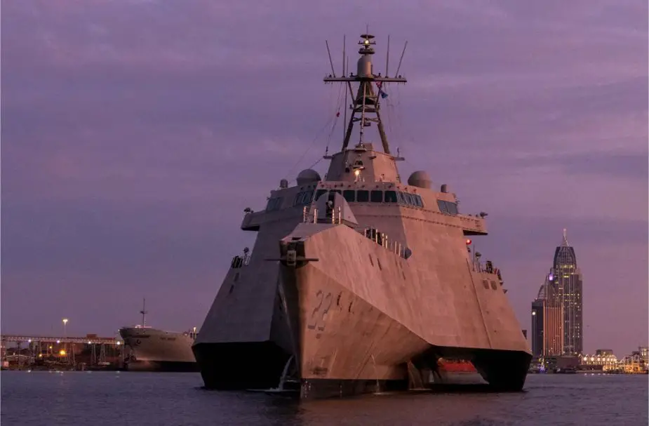 Acceptance trials for U.S. Navy for future Independence class littoral combat ship USS Kansas City LCS 22 925 001