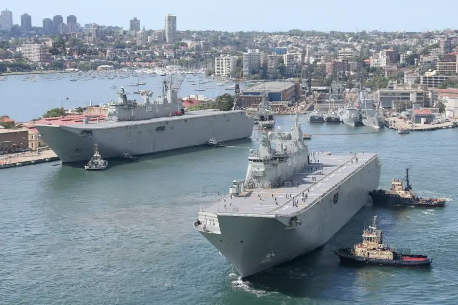 Australian Navys largest warships NUSHIP Sydney achieve new milestone 925 002