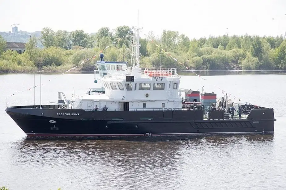 End of sea trials for project 23370G big hydrographic boat Mikhail Kazansky for Russian navy 925 001