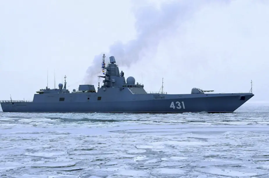 Russian Navys Admiral Kasatonov frigate trains with aviation in White Sea 925 001
