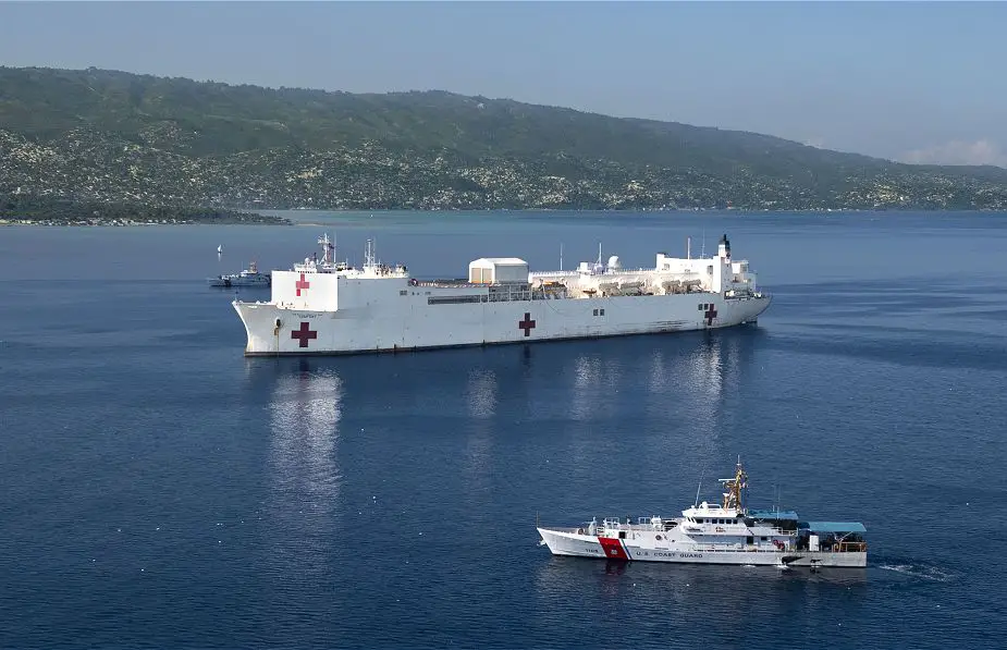 U.S. Navy USNS Comfort hospital ship will be deployed Haiti for medical mission 925 001